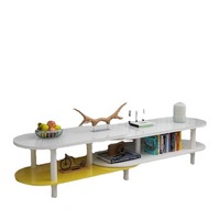 Ensemble Table Basse et Meuble TV en Bois Massif Style Nordique – Durable, Tendance, Simple pour Salons et Chambres Compacts – Inspiration Luxe