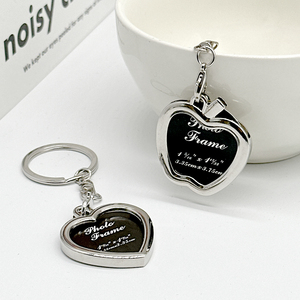 Porte-clés en métal personnalisés multi-formes avec logo sur mesure, vente en gros d'usine, porte-clés promotionnels vierges - Product Image 2