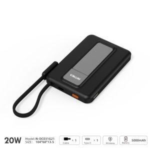 Cargador Portátil Inalámbrico Magnético con Correa, 5000mAh, 20W PD PPS, Carga Rápida, Batería <span class=keywords><strong>Externa</strong></span> - Product Image 3
