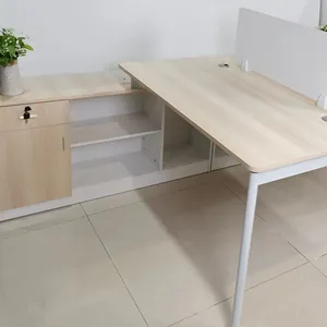 New product modern luxury office desk executive office desk steel wood office computer table