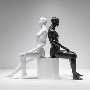 หุ่นผู้หญิงหุ่นยนต์ทั้งตัวมีข้อต่อปรับได้มีแขนและขาที่ยืดหยุ่นสำหรับจัดแสดงนิทรรศการหน้าต่าง - Product Image 5