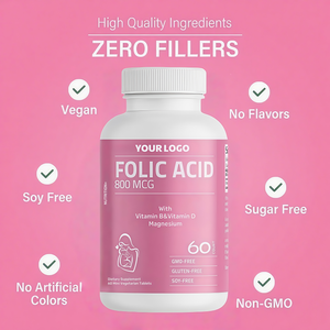 Diskon besar produk besi banyak dan seng suplemen Vitamin B9 Atal tablet asam folat untuk kehamilan - Product Image 4