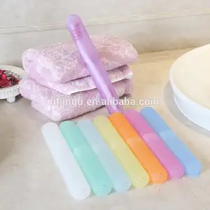 Kleurrijke Reizen Thuisgebruik Tandenborstelhouder Plastic Tandenborstel Geval Tandenborstel Cover
