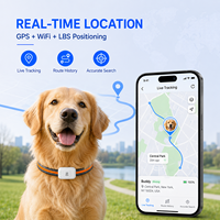 Traceur GPS/GPRS/GLONASS/LBS/WiFi étanche avec géolocalisation en temps réel, compatible APP/PC, clôture géographique, lumière LED et autonomie de batterie de 850 mAh