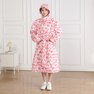 Impermeabile in PU da <span class=keywords><strong>donna</strong></span> alla moda impermeabile e traspirante con cappuccio per escursioni all'aperto per regali aziendali - Product Image 6