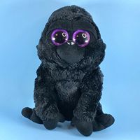 Dessin animé mignon Kiki Halloween en peluche avec de grands yeux Pacify Pocket Beanie Baby Animal Doll for Kids Low quantité minimale de commande