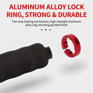 Empuñaduras de Espuma para Bicicleta de Montaña, Antideslizantes, Absorbentes de Impactos y Sudor, Ergonómicas, Onduladas, para <span class=keywords><strong>MTB</strong></span> BMX - Product Image 4
