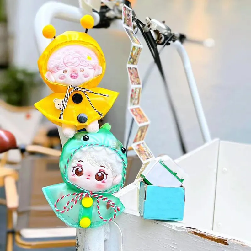 Dibujos animados 10 cm muñeco de peluche cabeza de albóndiga personalizado anime peluche muñeca ídolo estrella colgante llavero de felpa