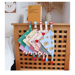 Bavoir de luxe à carreaux pour Halloween, séchage rapide, léger, respirant, réversible, en coton, pour animaux de compagnie, avec boucle réglable - Product Image 4