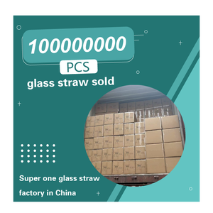 <span class=keywords><strong>Re</strong></span>-utilizáveis Red Glass Straw Acessórios Ambientalmente Amigáveis para Bar Bebedores Bulk Embalagem - Product Image 4