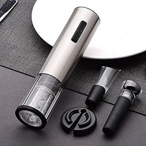 Apriscatole elettrico automatico per vino in acciaio inossidabile a batteria - Product Image 4