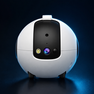 Robot de surveillance pour animaux de compagnie avec caméra HD 1080p, Wi-Fi et reconnaissance d'animaux par IA pour la surveillance des animaux domestiques - Product Image 6