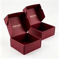 Boîte d'expédition en papier spécial personnalisée, boîte cadeau de luxe avec logo imprimé, emballage en papier ondulé écologique
