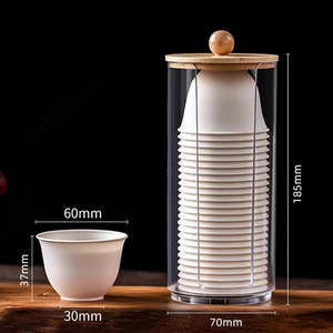Disposable Rice Husk Tea Cups Food Grade Thickened Heat Resistant Small Size For Tea Drinking - Product Image 3