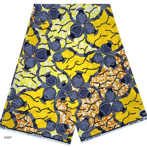 Tissu Brocart <span class=keywords><strong>Africain</strong></span> 100% Coton Résistant à l'Abrasion, Poids Lourd, Imprimé Ethnique Batik pour Garçons, Largeur 43/44 pouces, pour Vêtements et Robes - Product Image 3