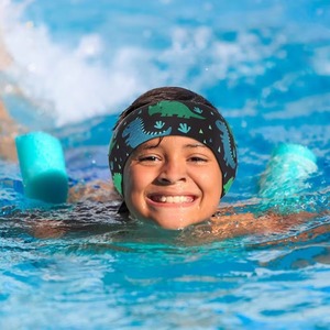 <span class=keywords><strong>Bandeau</strong></span> <span class=keywords><strong>de</strong></span> <span class=keywords><strong>bain</strong></span> imperméable en polyester en forme <span class=keywords><strong>de</strong></span> dinosaure, directement du fabricant, pour enfants et adultes - Product Image 4