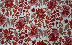 Bolso de mano acolchado de algodón con elegante estampado floral hecho a mano, diseñado para la vida sencilla, compras y uso diario. - Product Image 3