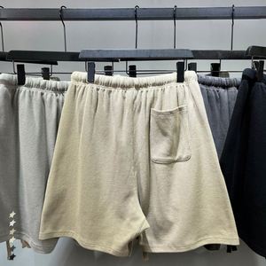Shorts de sport décontractés pour homme en coton de haute qualité, taille mi-élastique, respirants, coupe droite ample, pour l'été - Product Image 6