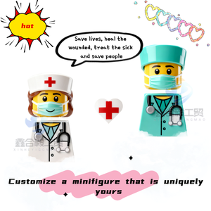 Venta al por mayor de fábrica de impresión de logotipo personalizado Procesamiento personalizado Impresión Producto personalizado Bloque de construcción Mini figura - Product Image 4