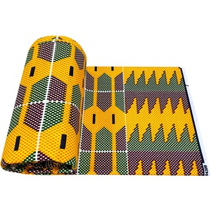 Kỳ lạ phi in sáp vải 100% <span class=keywords><strong>polyester</strong></span> với mô hình hình học cho quần áo thủ công - Product Image 4