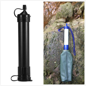Outdoor Emergency Survival Drinkwater Kit Persoonlijke Water Filter Uf Membraan Waterzuiveraar Stro Verwijderen Bacteriën - Product Image 5