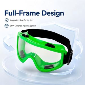 CITICITY F-2008 Chemical Laboratory Safety Goggles Full-Frame PVC Transparent Flexible Direct Ventilation Anti Impact Splash - Product Image 2