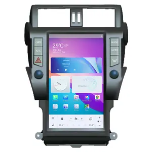 Navihua Android écran tactile Radio stéréo Auto Navigation GPS voiture lecteur DVD pour Tesla Style Toyota Land Cruiser Prado 2014-2017