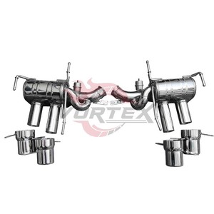 Sistema de Escape Completo Valvetronic de Acero Inoxidable Vortex para Ferrari F12 Berlinetta, Protector Térmico, Tubo de Escape, Silenciador, Puntas Cuádruples - Product Image 3