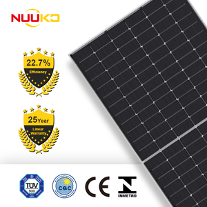 แผงโซลาร์เซลล์ Nuuko 585W N-Type Topcon แบบโมโนสองหน้า ขนาด 182 มม. แบบ Half Cut Cell กำลังไฟ 570/575/580/590 วัตต์ พร้อมกรอบอะลูมิเนียม - Product Image 2