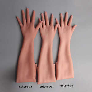 Guantes de silicona de 65cm para travestis, cosplayer, Drag Queen, Actor - Product Image 5