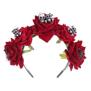 Festival Party Mexicain Floral Bandeau Costume Halloween Squelette Main Jour Mort Bandeau - Product Image 2