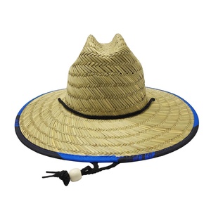 Sombrero de Paja de <span class=keywords><strong>Playa</strong></span> Personalizado de Alta Calidad, Ala Ancha, para Verano, <span class=keywords><strong>Playa</strong></span>, Césped, Paja, Surf, para Venta al por Mayor - Product Image 2