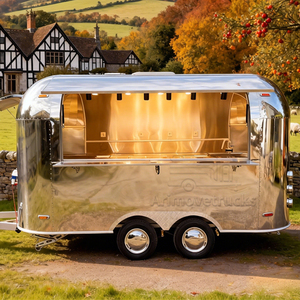 Food Truck rétro de haute qualité pour hot-dogs, hamburgers, kebabs, poulet frit, nourriture <span class=keywords><strong>maison</strong></span>, à vendre - Product Image 3