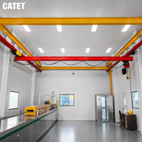 Mini-grue de suspension KBK certifiée CE 800 kg avec chariot manuel, légère pour le levage sur banc d'assemblage électronique