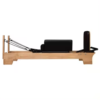 Custom Colors Solid Oak Wood Pilates Bed Reformer Yoga Training Exercise Pilates Reformer