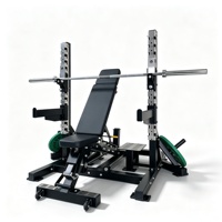 Banc de musculation multifonctionnel réglable pour presse, inclinable, pour haltérophilie, équipement de musculation pour salle de sport, fourni directement par l'usine