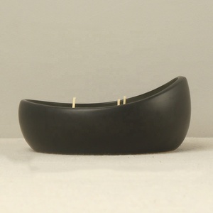 ขวดโหลเซรามิกแบบนอร์ดิก3ไส้เทียนใช้ตกแต่งทันสมัยถ้วยเซรามิคเคลือบเซรามิกเชิงเทียน - Product Image 5