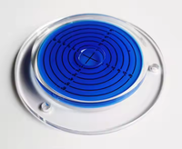 Niveau à bulle PMMA de qualité industrielle avec une précision de +/-10 mm, plage de mesure de 0 à 5 m, garantie d'un an