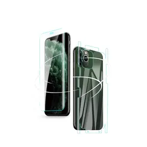 2 paquets de films d'écran 360 anti-choc hd TPU hydrogel pour iphone 14 samsung s24 huawei