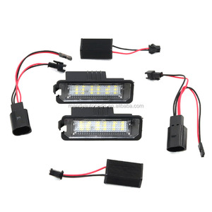 Para <span class=keywords><strong>SEAT</strong></span> <span class=keywords><strong>Altea</strong></span> (modelo XL/<span class=keywords><strong>Freetrack</strong></span>) Exeo/ST Ibiza Leon, accesorios para automóviles, lámpara de luz LED para matrícula de estilo de coche - Product Image 1