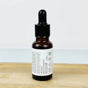 Botella de Vidrio Ámbar con Gotero de 10 ml, 15 ml, 30 ml, Botella Vacía para Cosméticos, Aceite Esencial, Suero Facial, con Etiqueta - Product Image 2