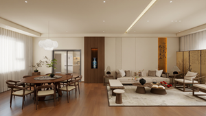 Nexus propose une nouvelle disposition de conception intérieure de villa rurale de style chinois Rendu maximal 3D Construction immobilière en ligne gratuite - Product Image 3