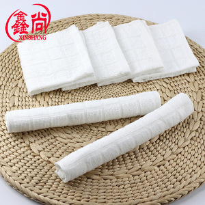 Serviette carrée blanche Xinshang 25x25 cm, séchage rapide, pour usage hôtelier - Product Image 2