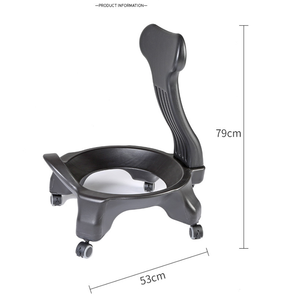 Chaise de yoga classique <span class=keywords><strong>personnalisable</strong></span> de haute qualité 55 cm Bureau Maison Chaise de yoga de massage avec roulettes - Product Image 6