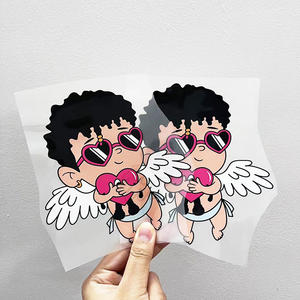 Impresión de transferencia de calor personalizada para camisetas, película de <span class=keywords><strong>vinilo</strong></span> transparente, diseños listos para presionar, dtf, mal conejo - Product Image 1