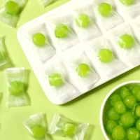 Bonbons gélifiés VC au goût de citron vert, bonbons moelleux pelables avec garniture aux fruits, collation pour enfants, en vrac, 500g