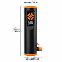 Pompe à air ABS pour voiture, affichage numérique, électrique, sans fil, multifonction, marteau de sécurité, éclairage LED, gonfleur de pneus portable