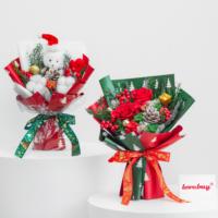 Bouquet de roses éternelles Lovebay Real Forever, bouquet de fleurs séchées longue durée, fleurs éternelles en gros, bouquet de fleurs préservées pour cadeau de Noël