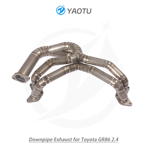 YT ống xả tiêu đề thẳng (hợp kim titan, màu gốc) cho TOYOTA gr86 2.4 - Product Image 3