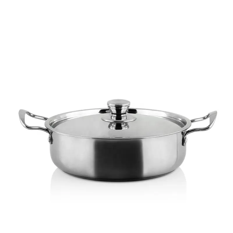 MultiClad Pro Induction Evenly Heated Stainless Steel Casserole Soup PotとCover